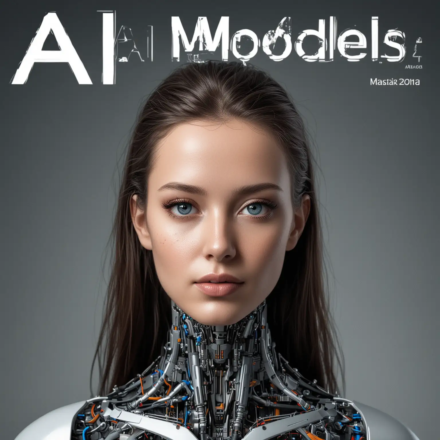 AI Models Magazine 2024 Front Cover Featuring CuttingEdge AI Art