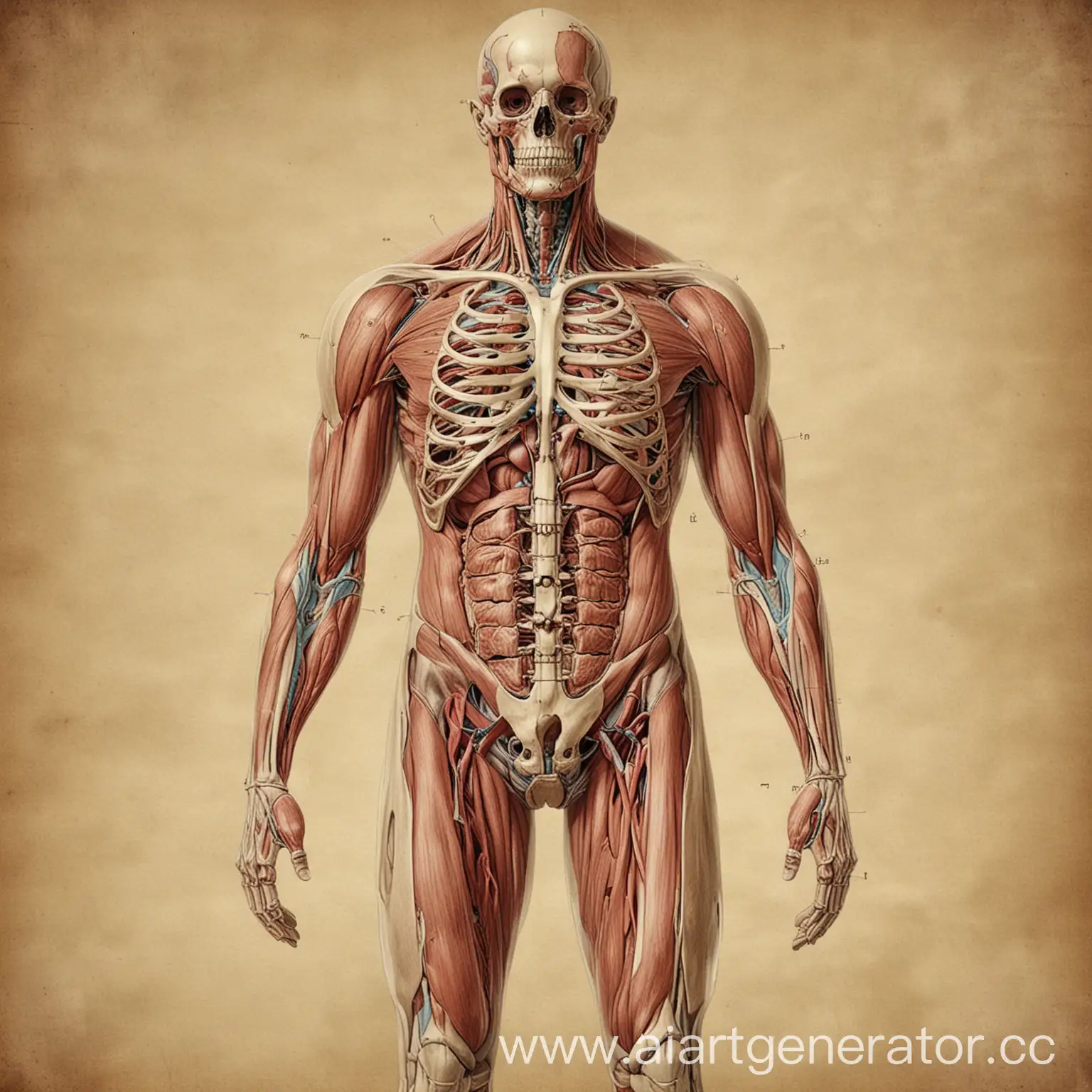 Detailed-Human-Anatomy-Illustration-Muscular-System-and-Internal-Organs
