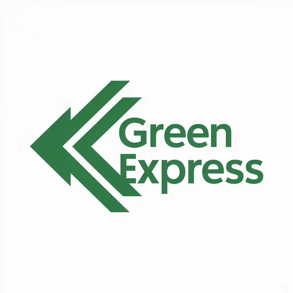 Сгенерируй надпись логотип Green Express