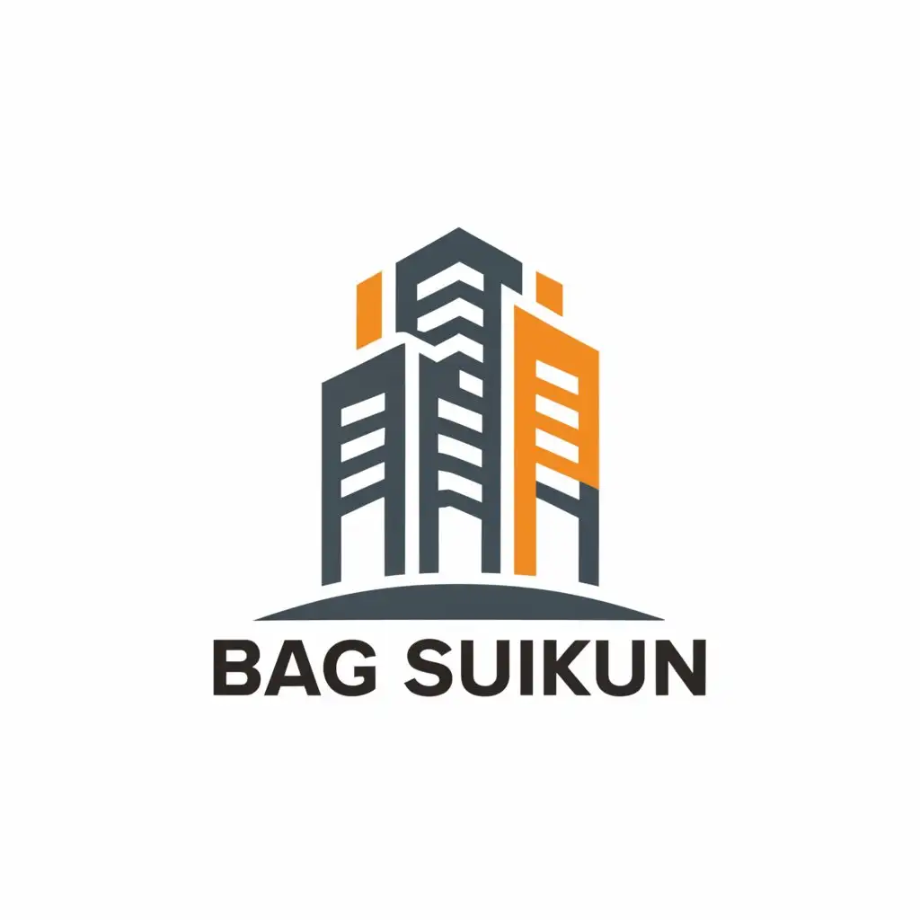 a logo design,with the text "BAG E SUKUN", main symbol:APARTMENT,Moderate,be used in Others industry,clear background