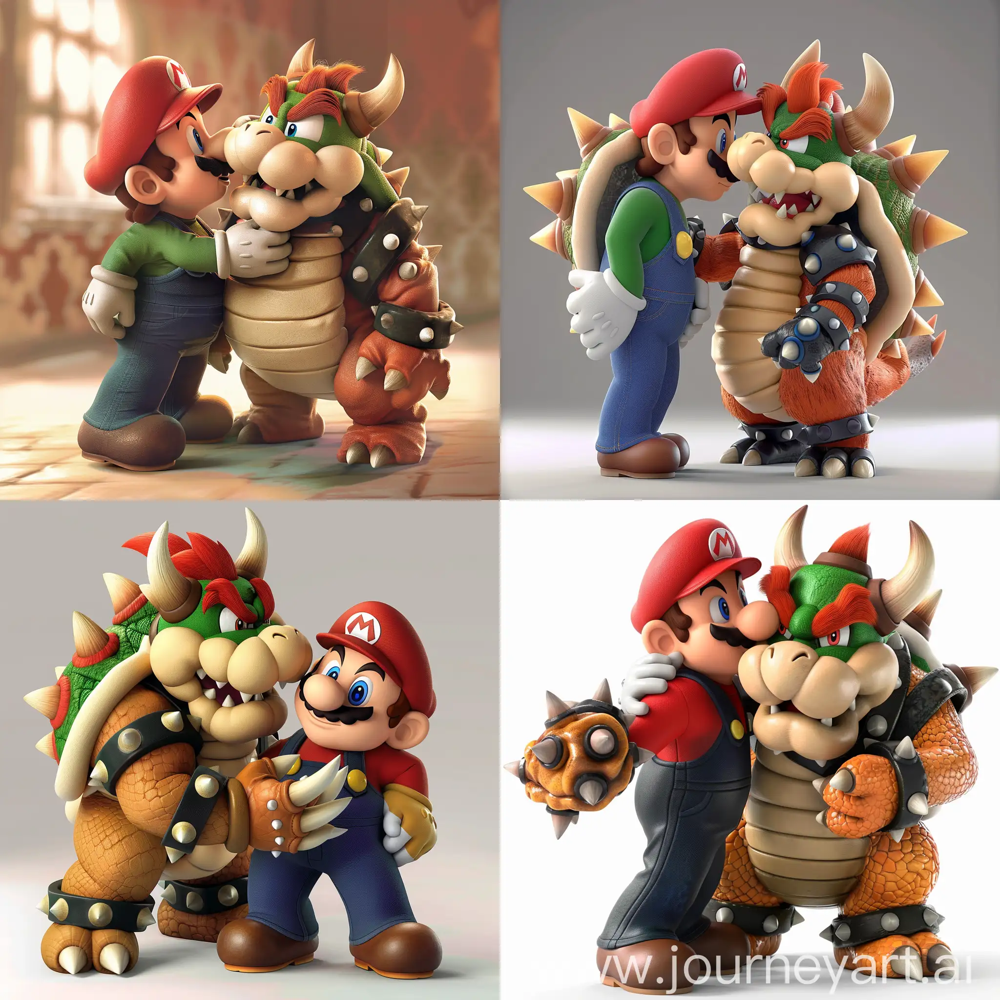 Mario-and-Bowser-Romantic-Kiss-in-a-Square-Aspect-Ratio