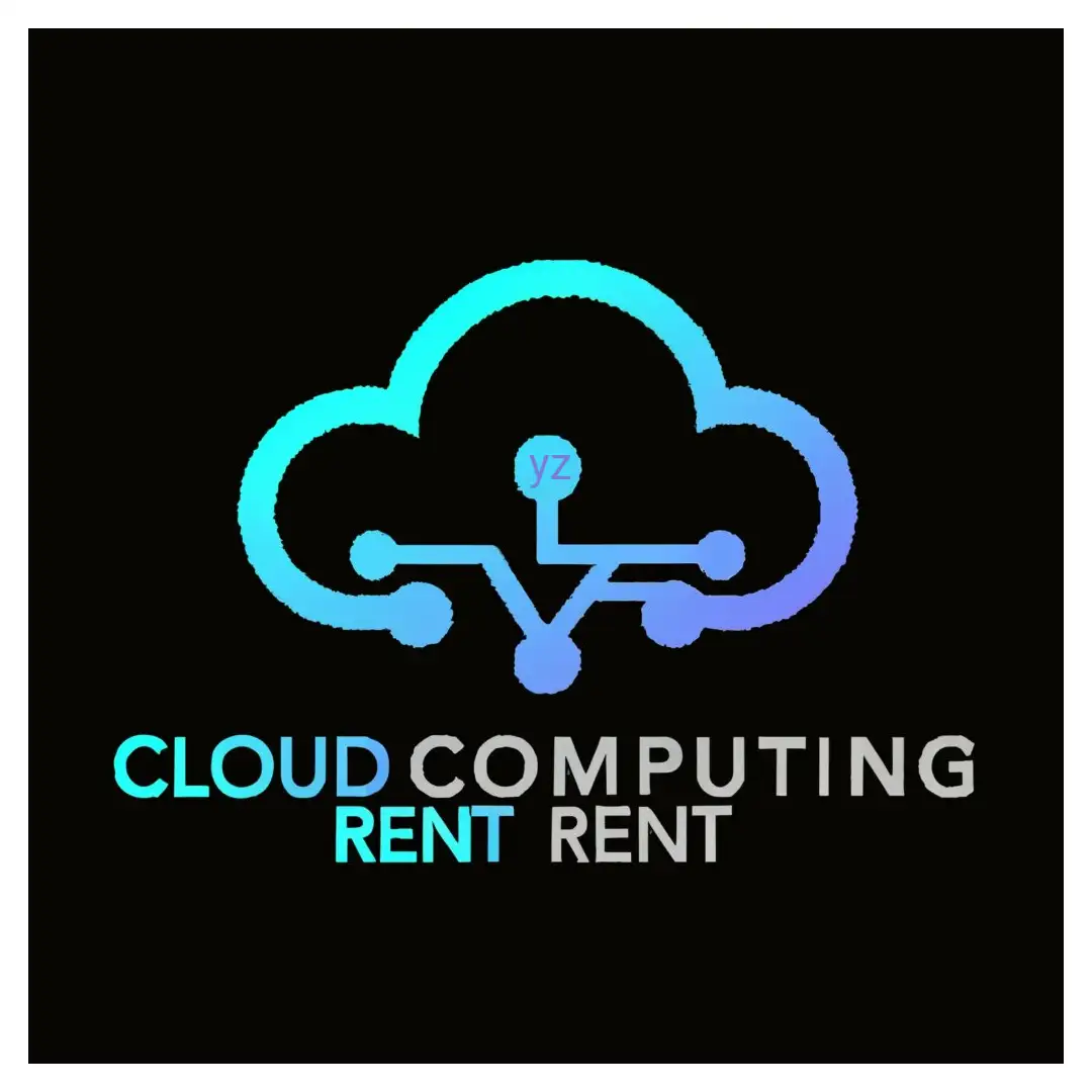 a logo design,with the text "Cloud computing rent", main symbol:Cloud computing/servers/program development,Moderate,be used in Internet industry,clear background