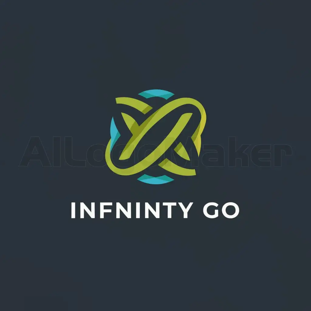 a logo design,with the text "INFINITY GO", main symbol:TRAVEL,Moderate,be used in TRAVEL industry,clear background