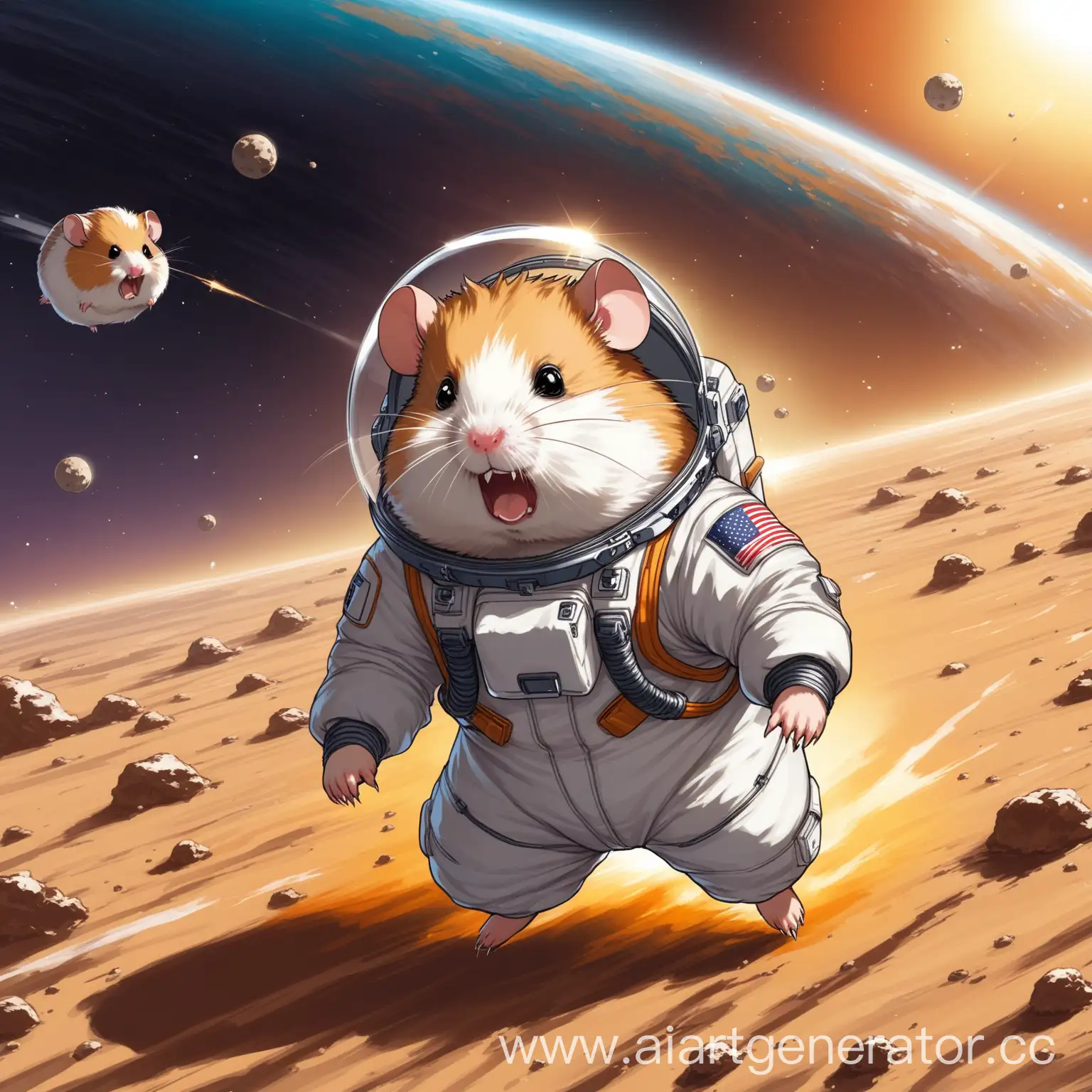 Furious-Hamster-Astronaut-in-Futuristic-Spacesuit