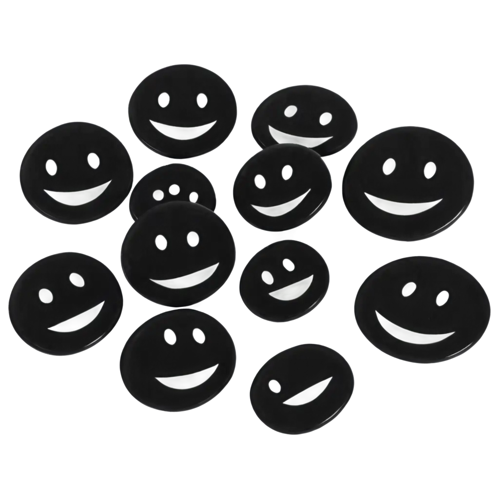Black-Smiley-Face-PNG-Iconic-Simplicity-for-Diverse-Applications