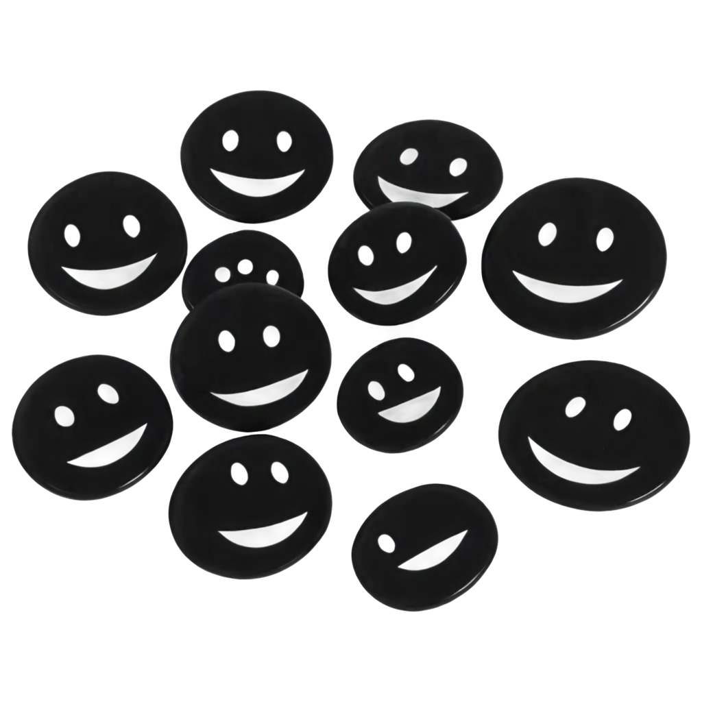 black smiley