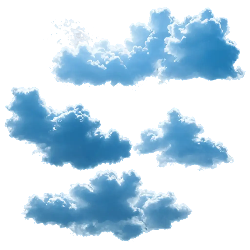 blue clouds