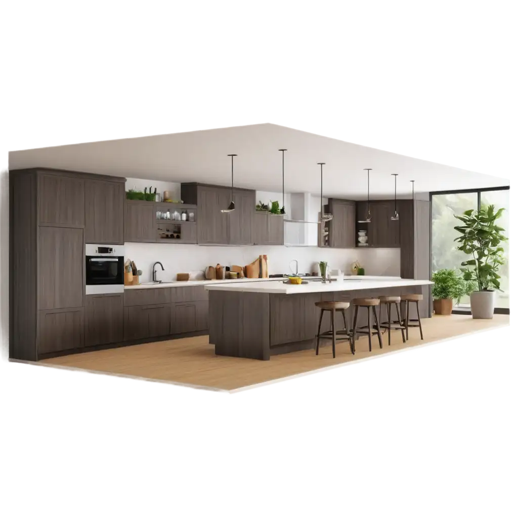 animated kitchen with floor

