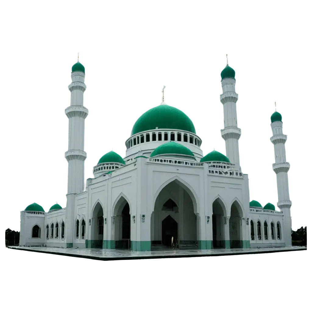 Mesmerizing-PNG-Image-of-Green-Mosque-Enhancing-Clarity-and-Quality