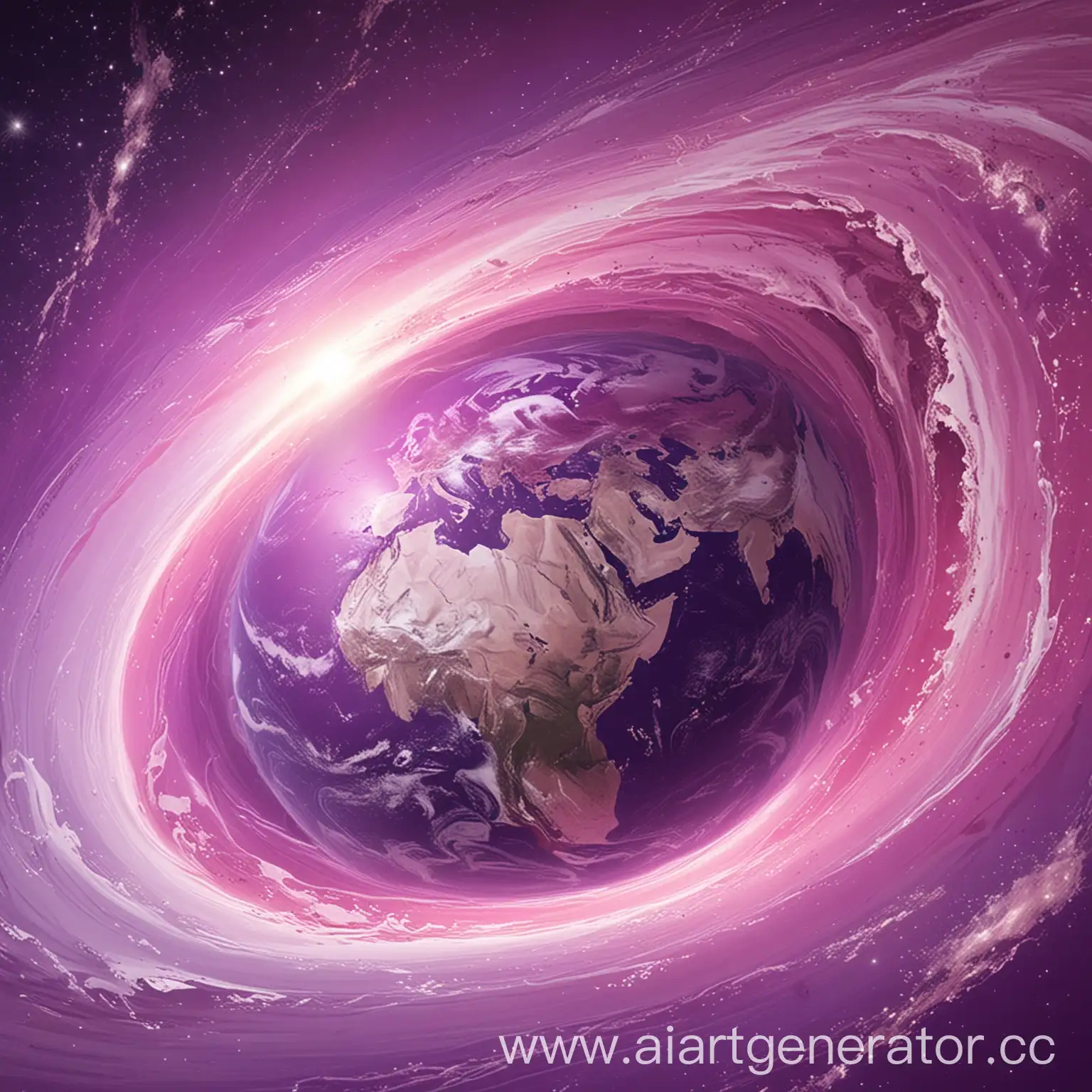 Light-Purple-Earth-Background-Flowing-with-White-and-Pink