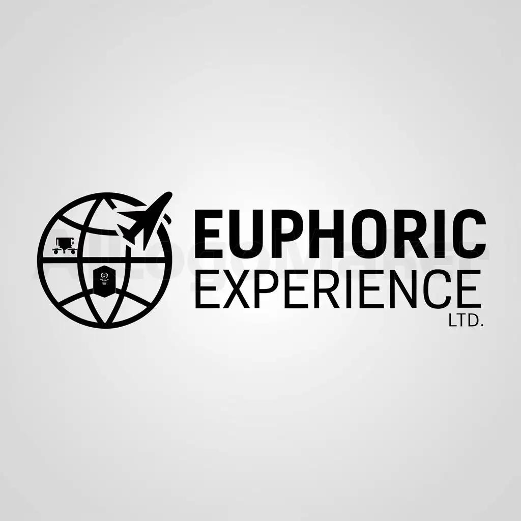 a logo design,with the text "euphoric experience ltd", main symbol:incentive travel and meetings,Moderate,be used in  Travel (the input is in English, so the output is the same) industry,clear background