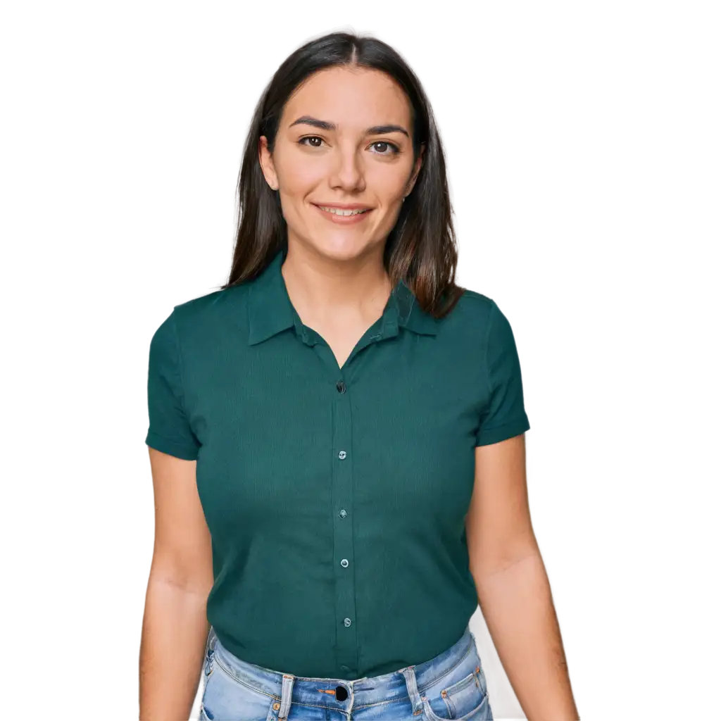 Professional-PNG-Image-of-a-32YearOld-American-Woman-in-a-Collared-Shirt