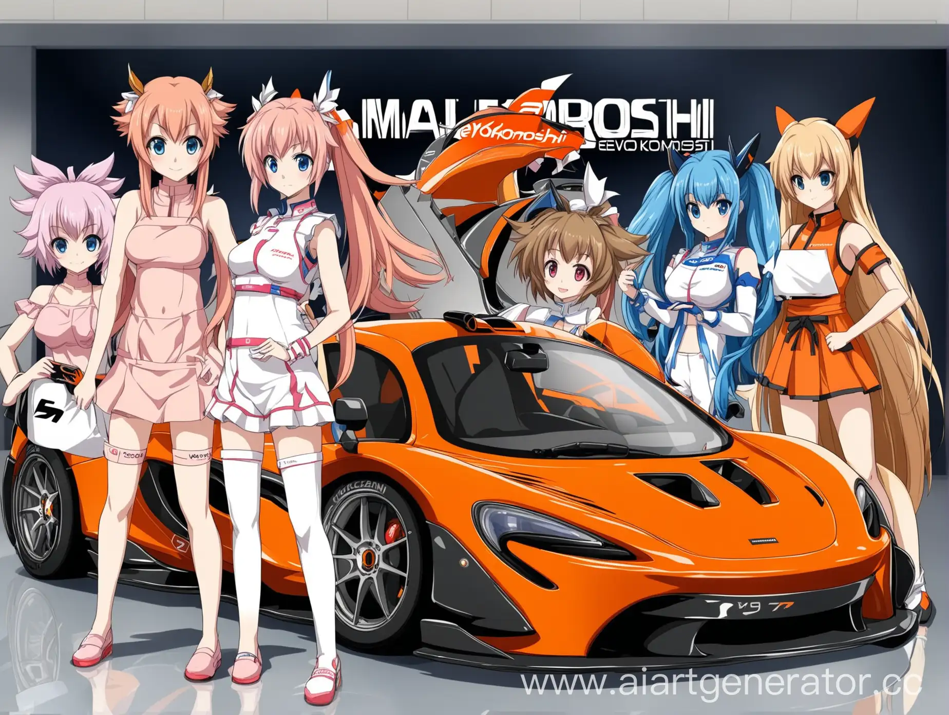 Anime-Avatar-with-McLaren-EVO-Featuring-Yokomoshi-Girl