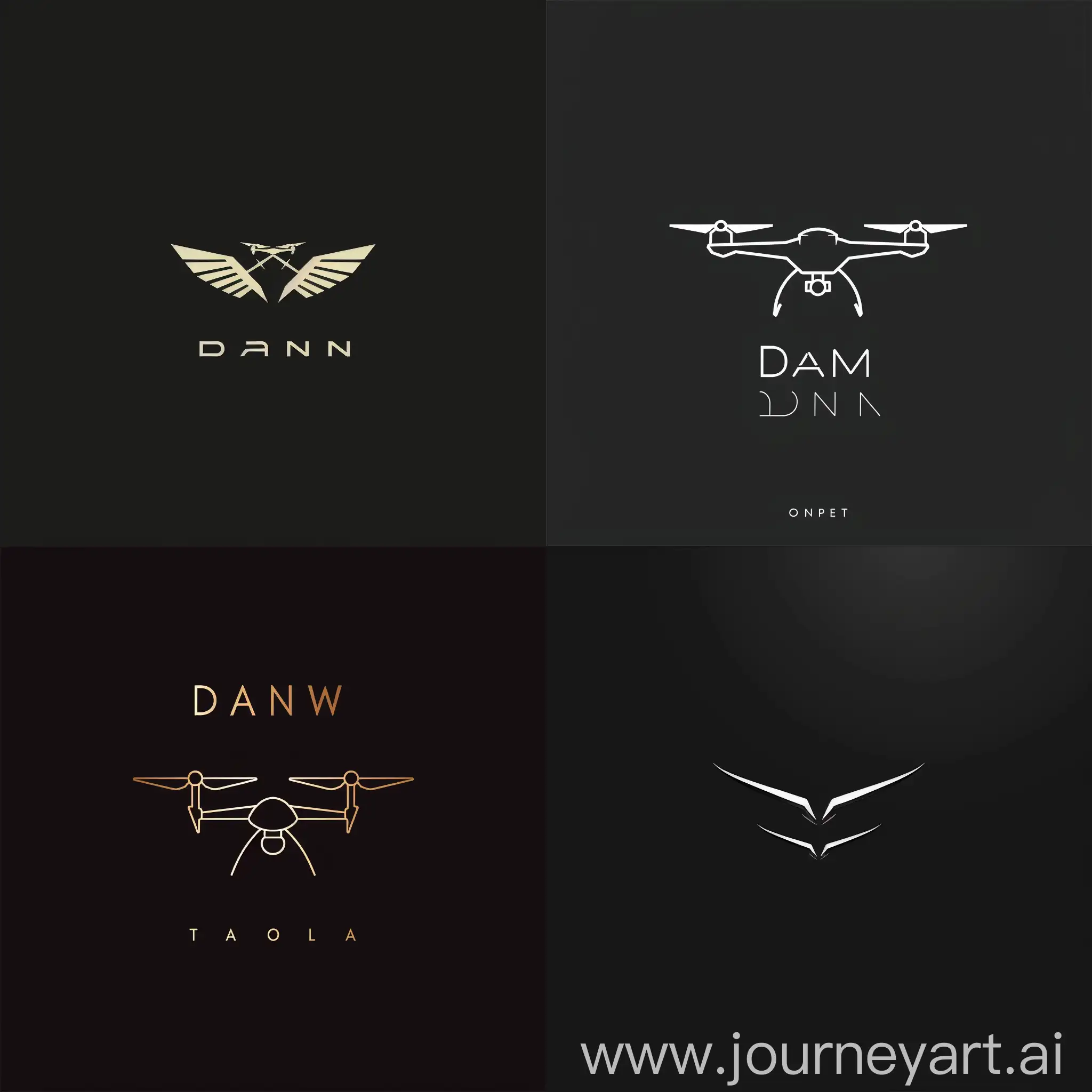 Minimalistic-Drone-Logo-Design-for-Dawn-Company