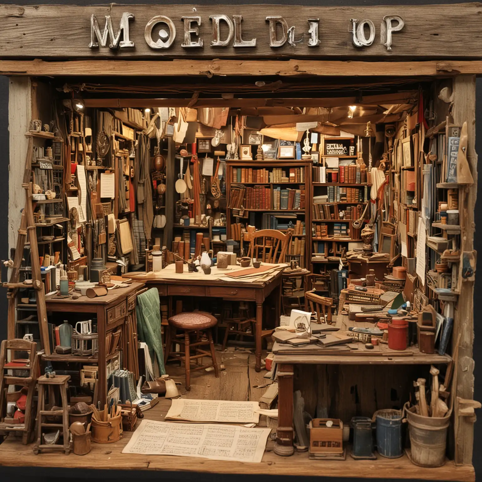 MODEL SHOP WHERE MODEL GO TO LEARN THE ART OF POESSING.