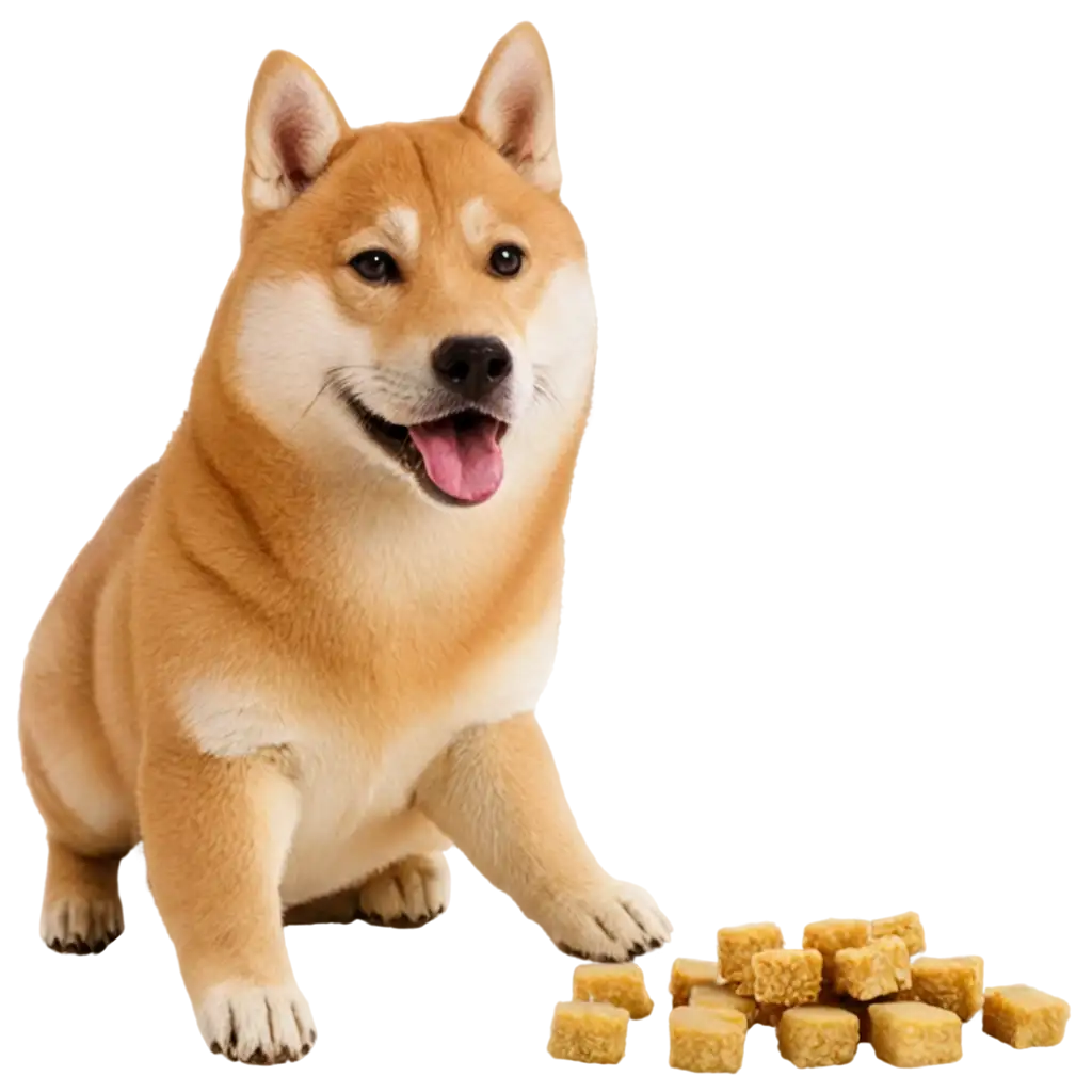 Adorable-Shiba-Inu-Dog-Enjoying-a-Treat-HighQuality-PNG-Image-for-Online-Delight