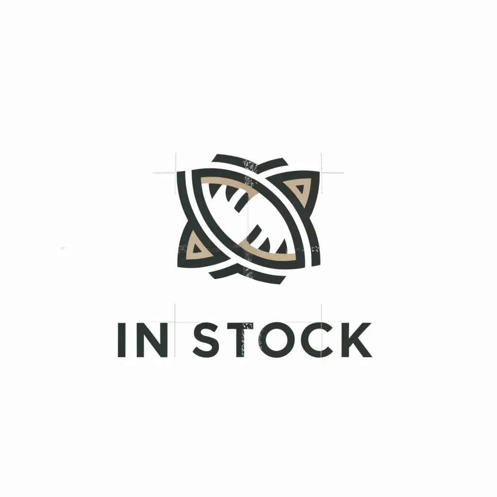 a logo design,with the text "In stock", main symbol:archive,complex,be used in online clothing store industry,clear background