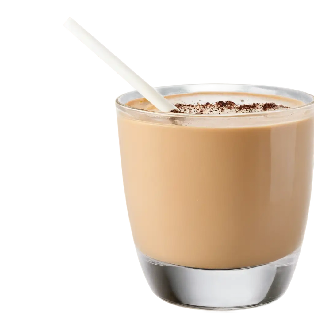 Milk coffee cocktail