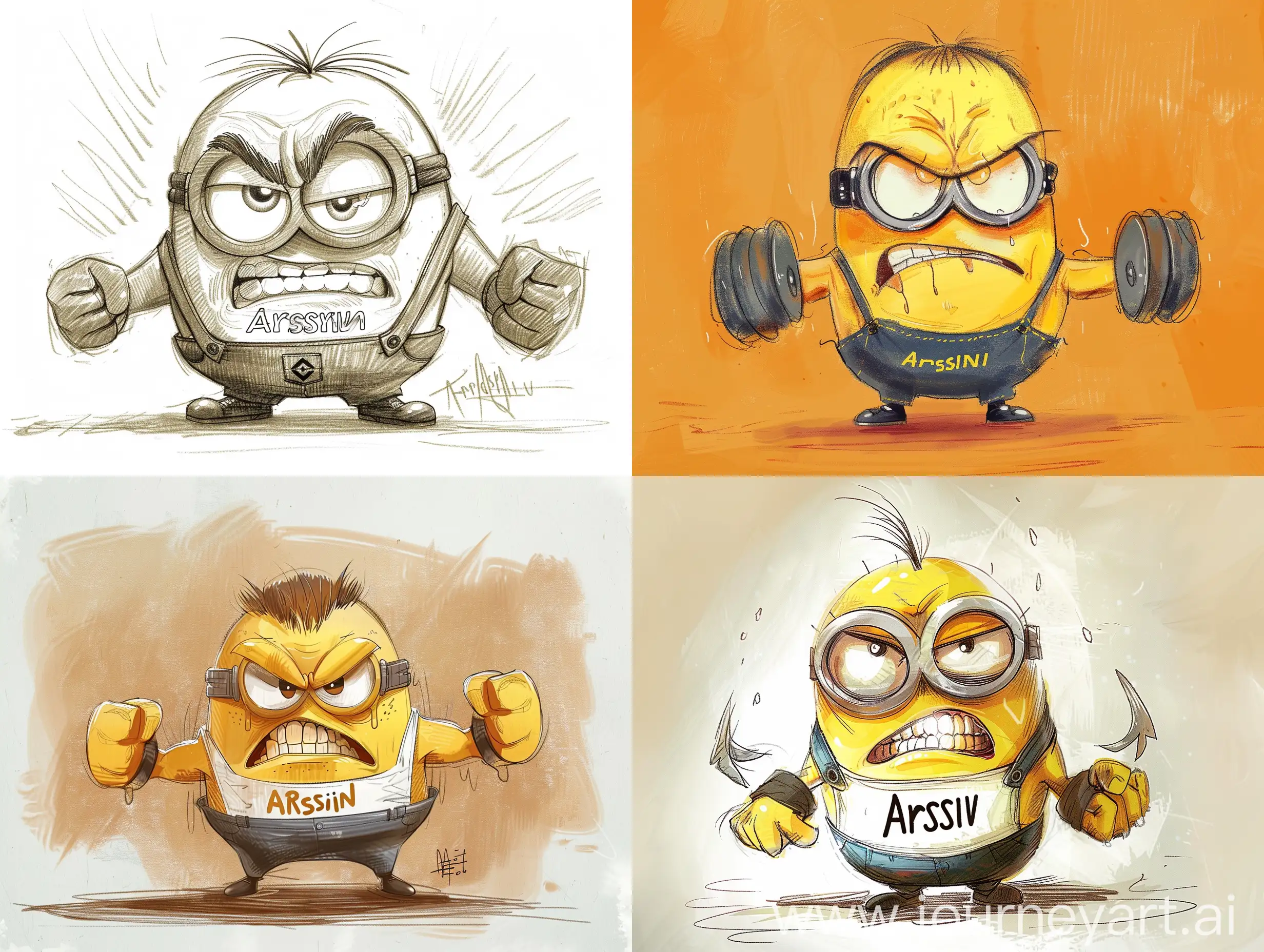 Angry-Bodybuilder-Minion-with-Arsenii-TShirt