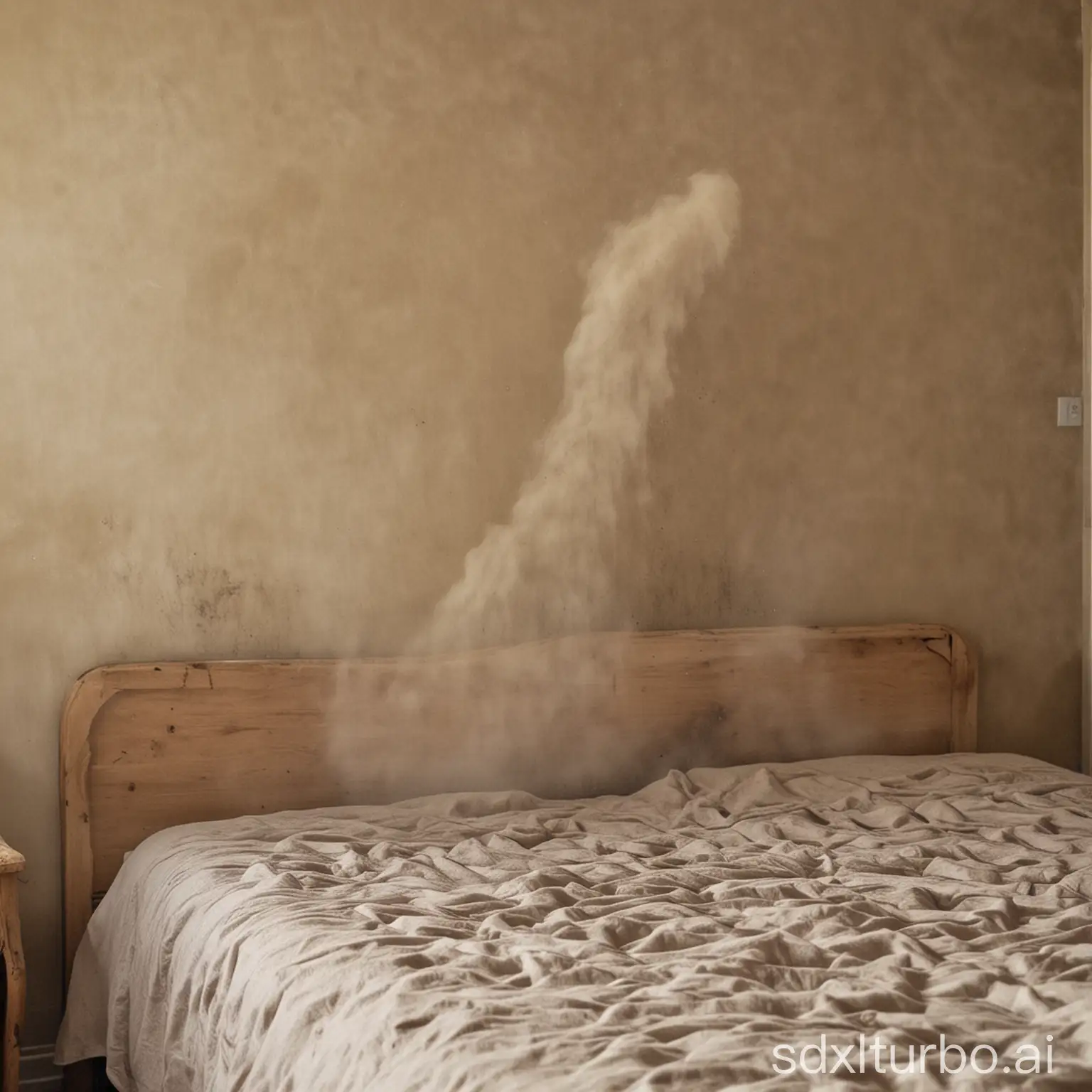 dust in the bedroom