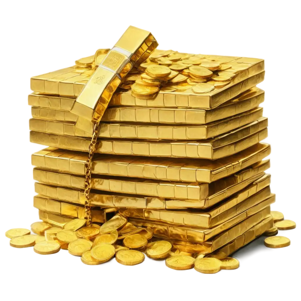 stack of gold bar
