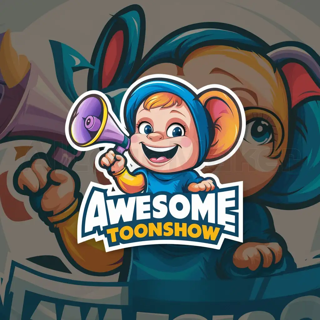 LOGO-Design-For-Awesome-ToonShow-Playful-Kids-Cartoon-Logo-on-Clear-Background