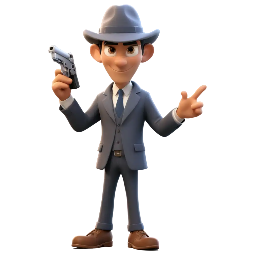 Cartoon-3D-Detective-PNG-Unleashing-the-Sleuthing-Adventures-in-Vibrant-Detail