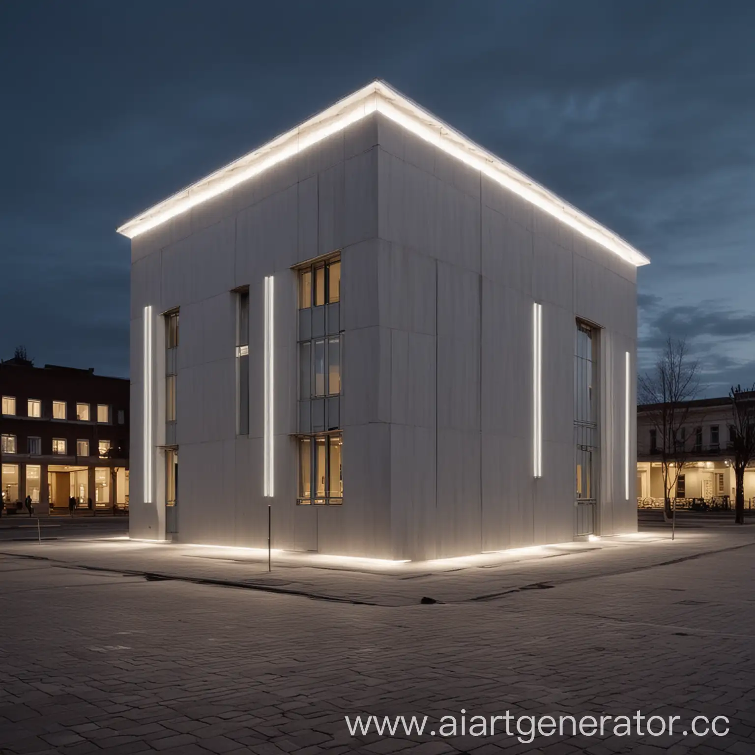 Contemporary-Architecture-Illuminated-Structure-with-Modern-Design