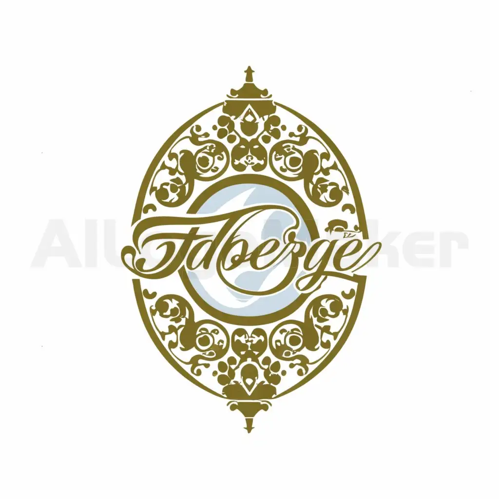 a logo design,with the text "Fabergé", main symbol:Easter eggs, office gifts, fantasy items, Russian silver and Russian enamels, to transmit the role of the museum in the modern cultural space, to be recognizable and symbolic,Moderate,clear background