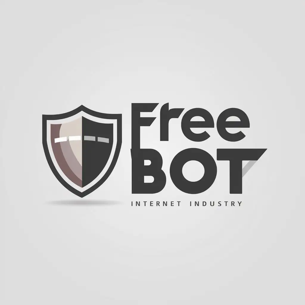 LOGO-Design-For-Free-Bot-Shield-Emblem-for-Internet-Industry