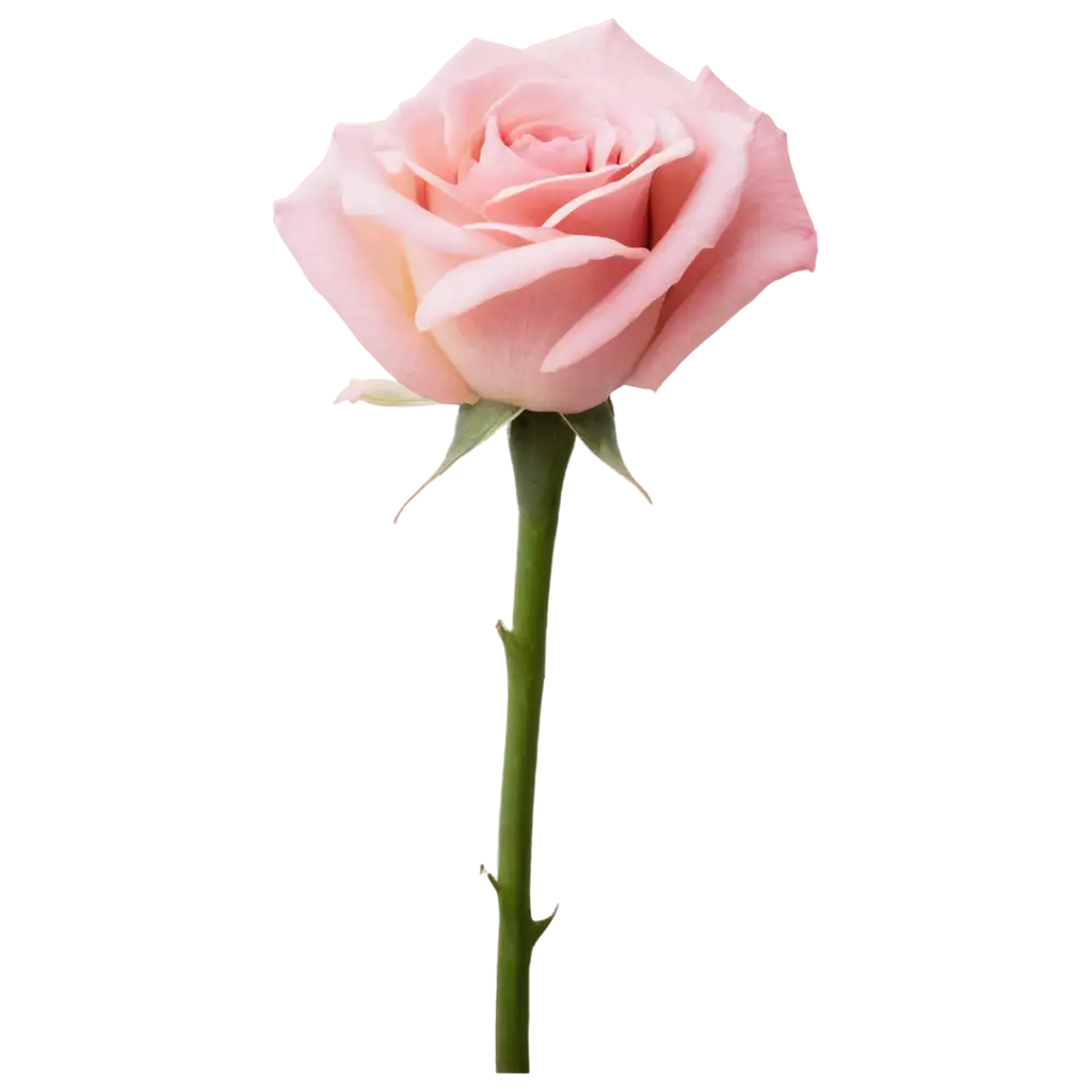close up of light pink rose