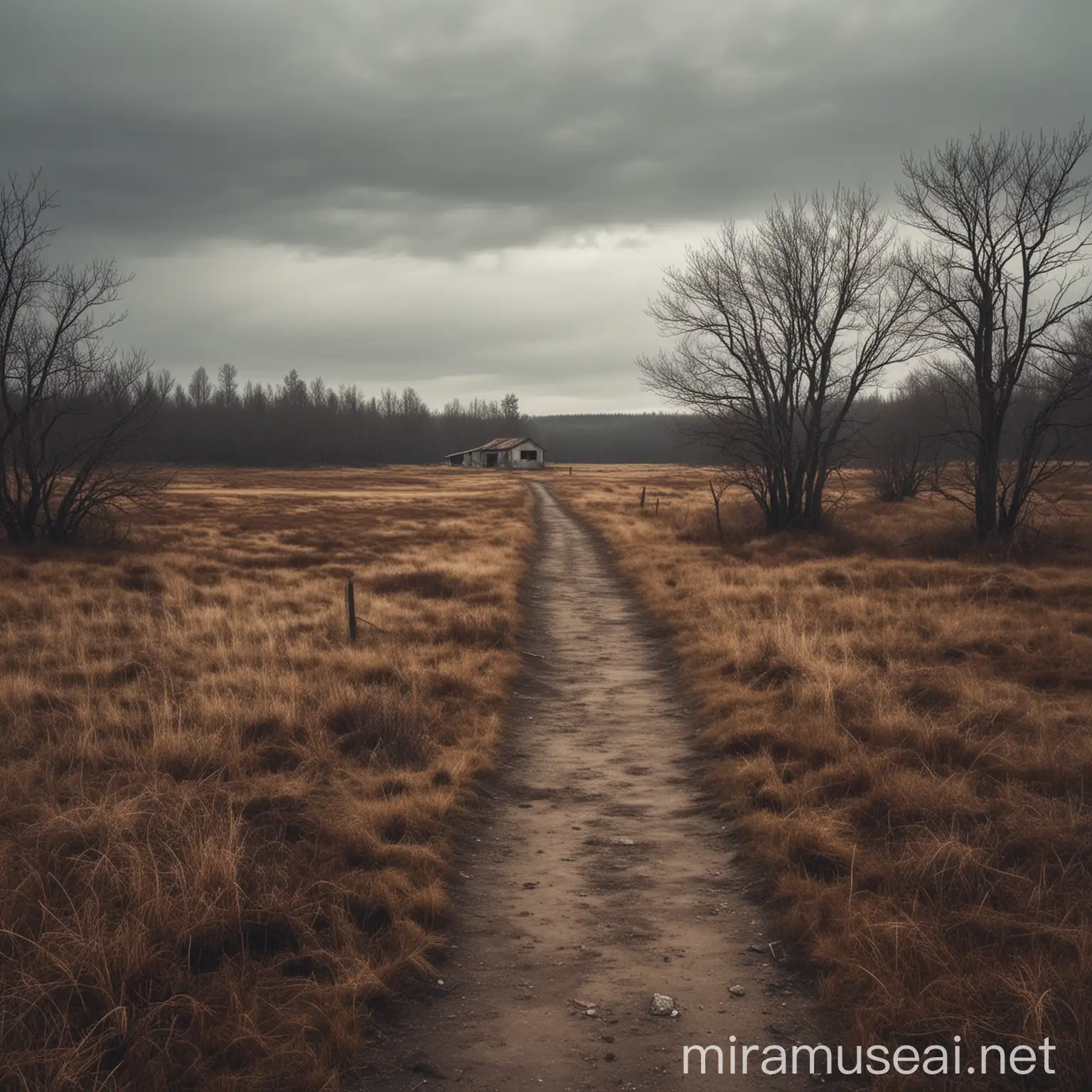 Abandoned Foreign Landscape Desolate Solitude