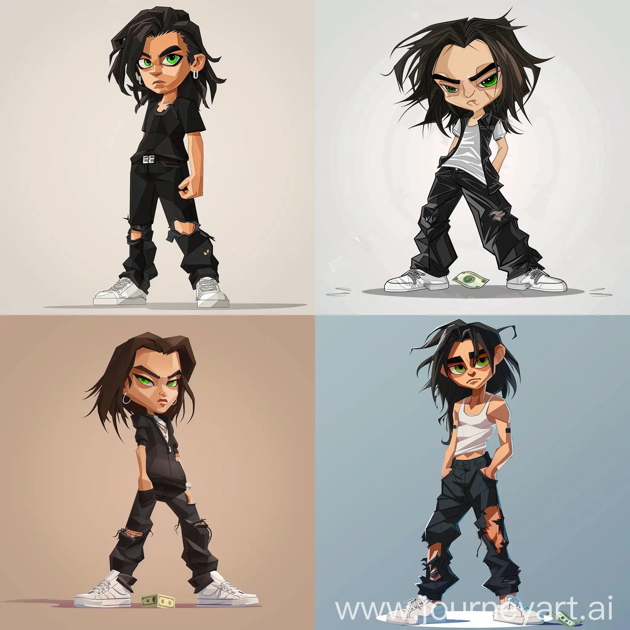 Emo-Boy-Cartoon-Character-with-Baggy-Jeans-and-Sneakers