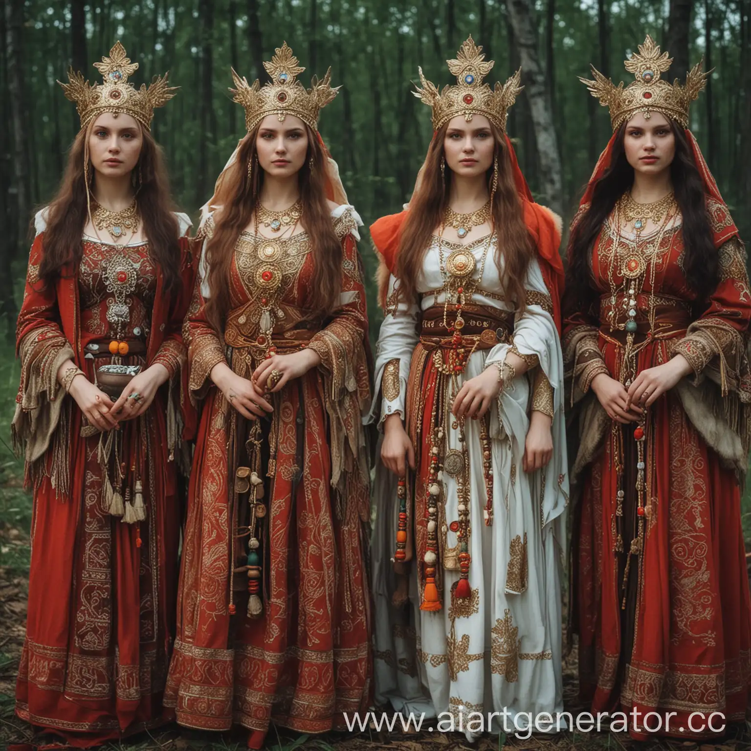 Slavic-Goddesses-Gathering-in-Sacred-Grove