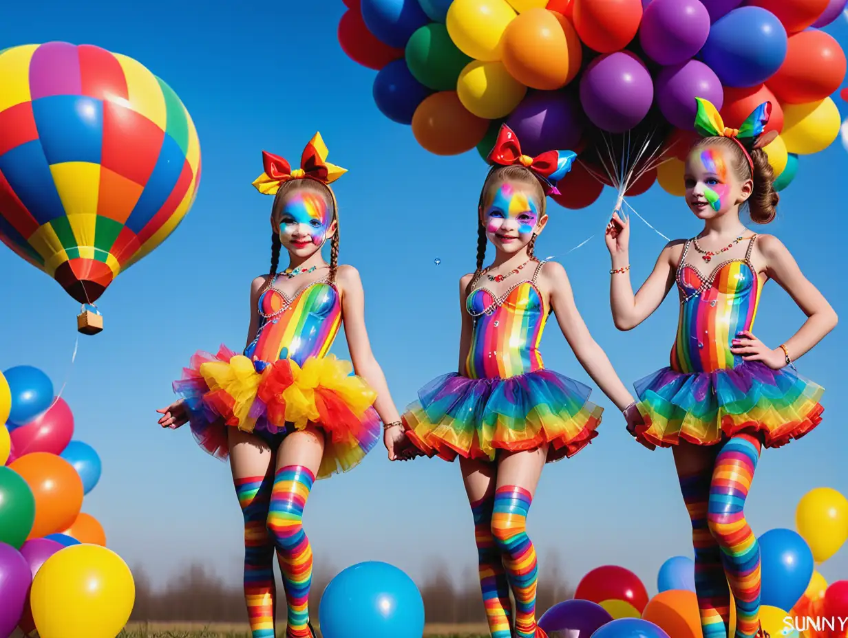 junior карнавал нудистов  в Лейзитауне жарким солнечным утром  jewelry воздушные шарики мыльные пузыри чулки туфли бодипейнтинг радуга