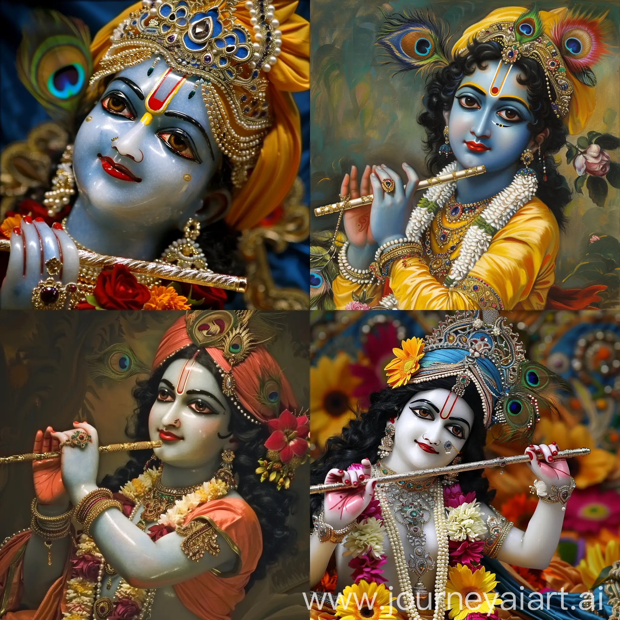 Divine-Lord-Krishna-with-Flute-in-a-Serene-Setting