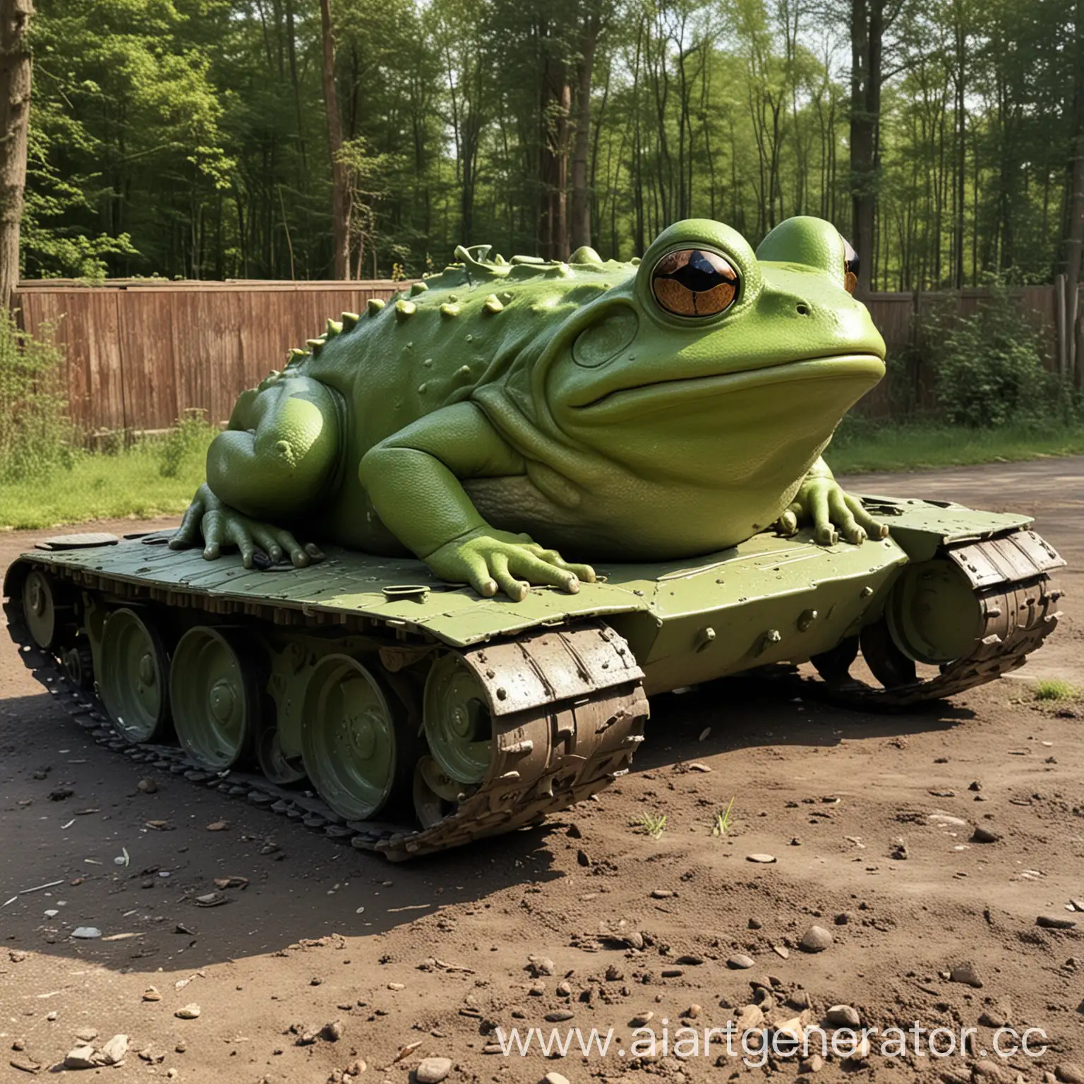 FrogShaped-Tank-Camouflaged-in-Nature