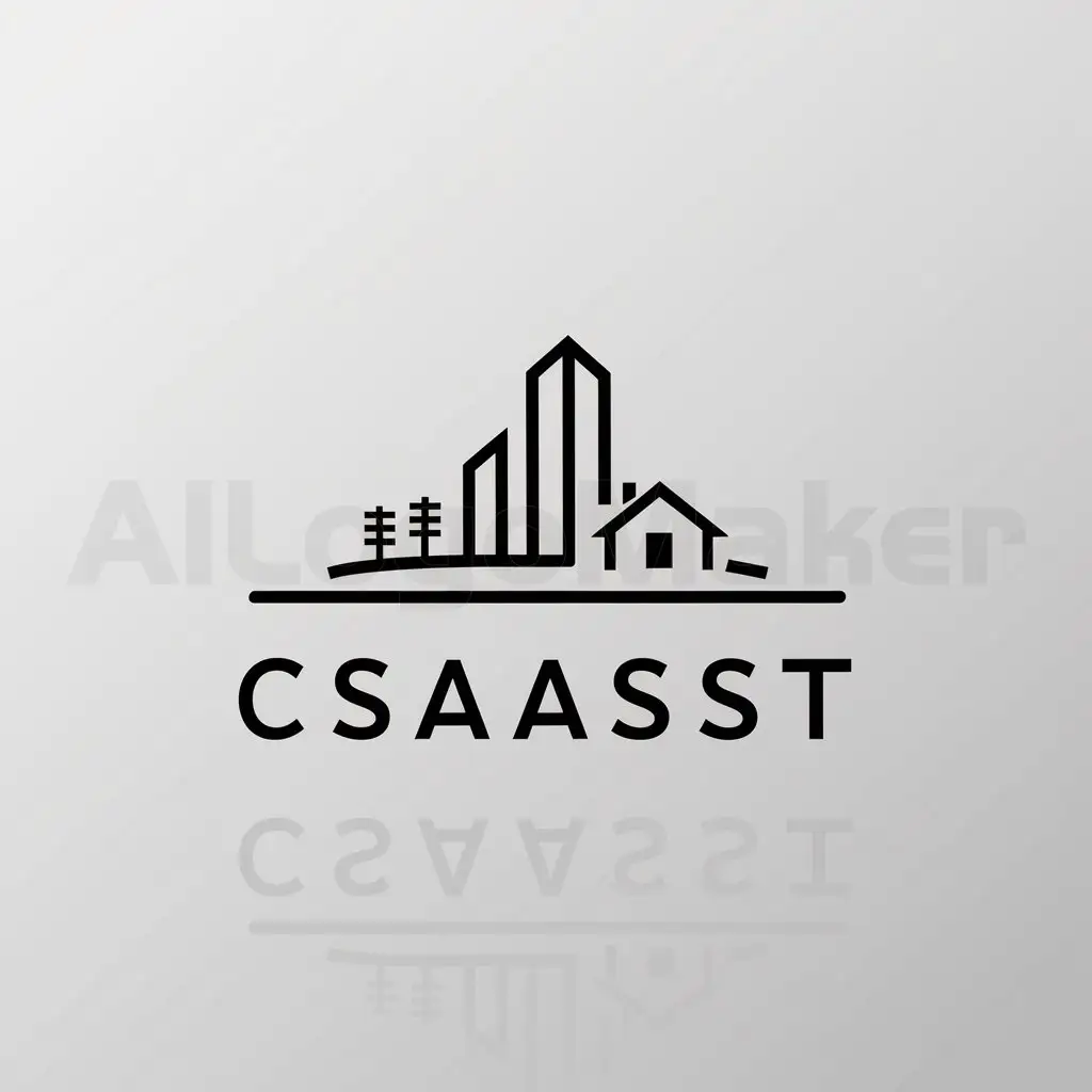 a logo design,with the text "CSAAsst", main symbol:city, countryside,Minimalistic,be used in Others industry,clear background