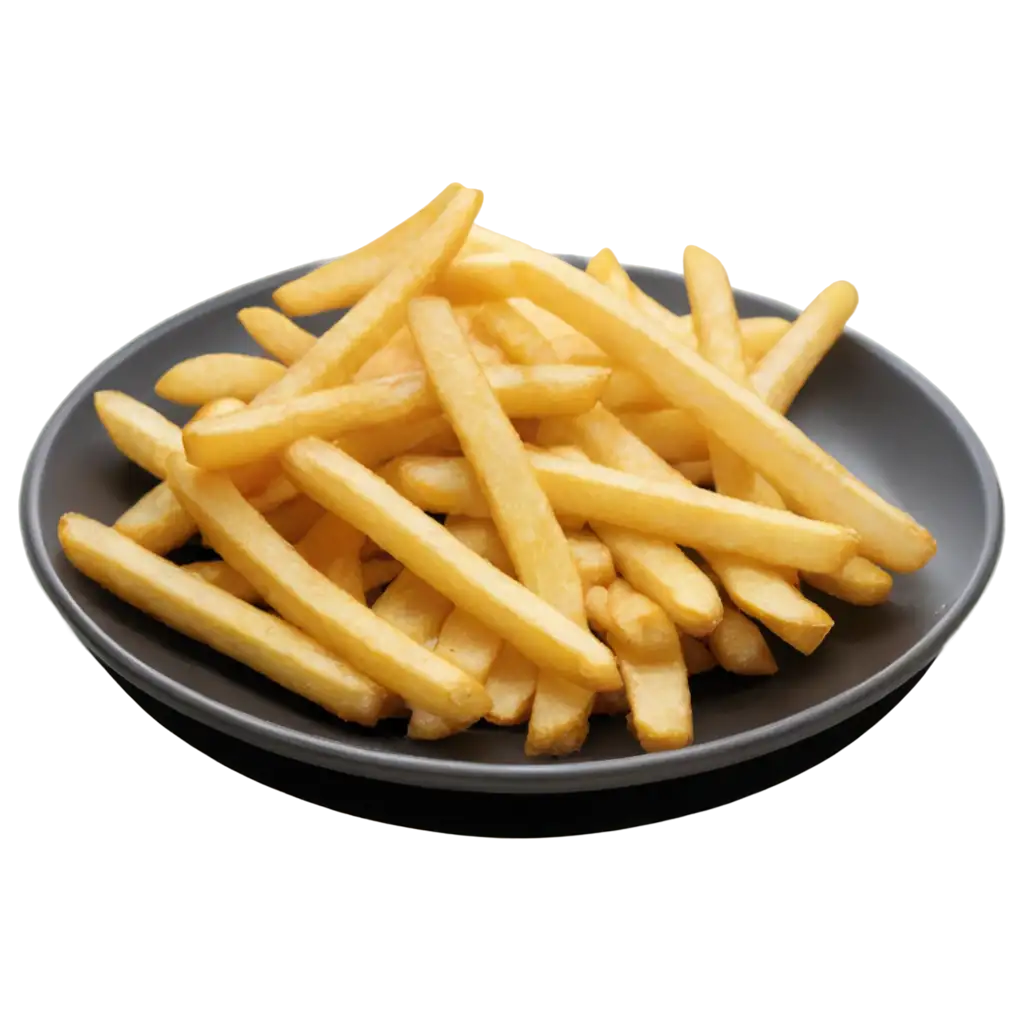 french fries on plate