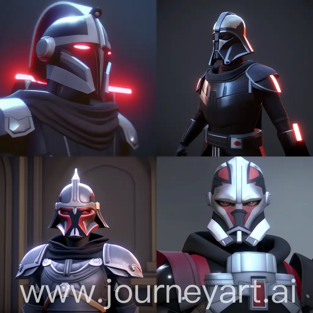 Epic-3D-Clone-Wars-Style-Art-Grand-Inquisitor-Knight