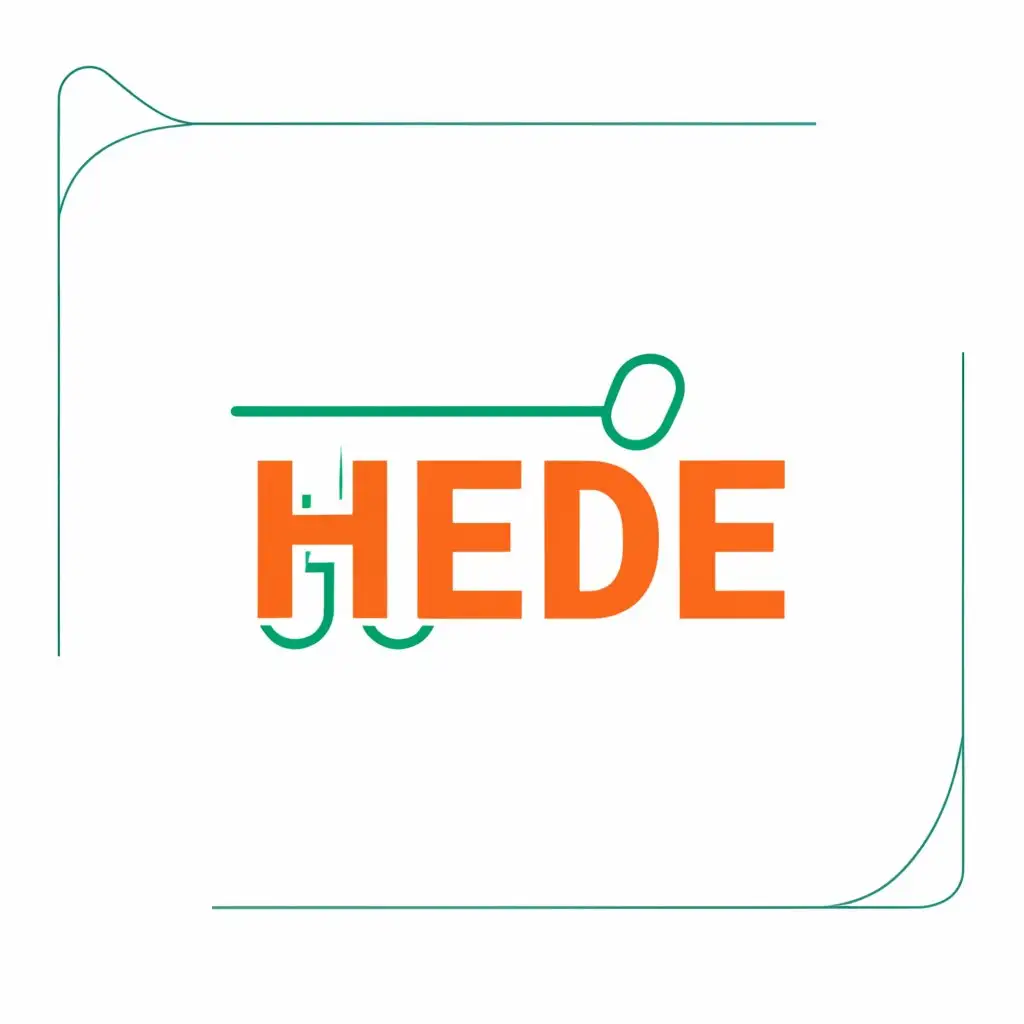 a logo design,with the text "HEDE", main symbol:cart,Moderate,clear background