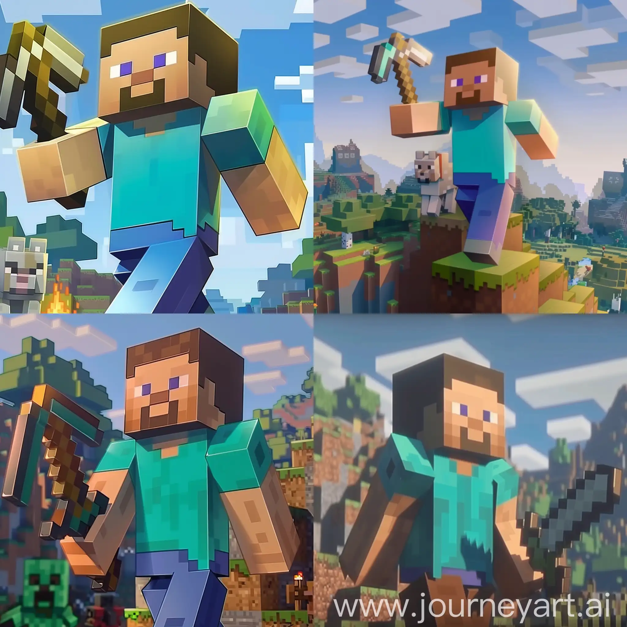 Steve-Minecraft-Rank-Hero