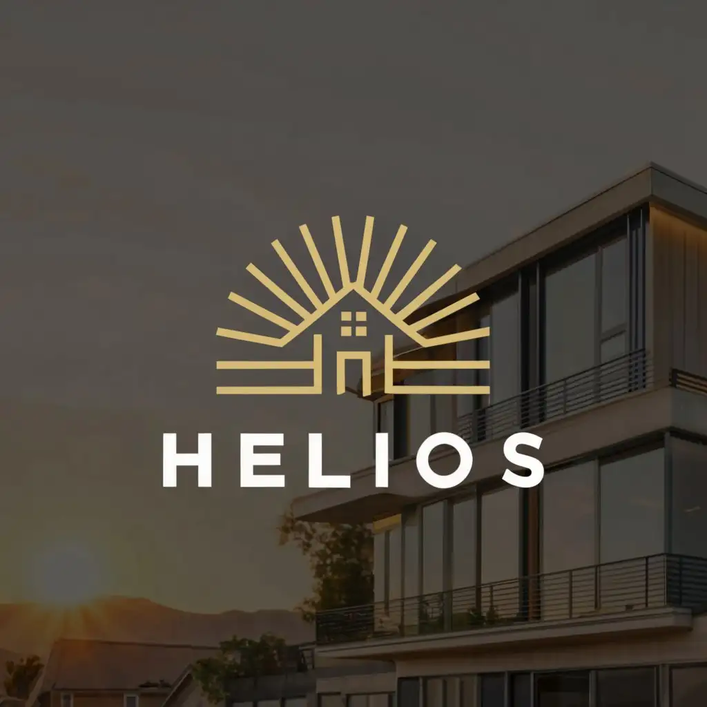 LOGO-Design-for-Helios-Construction-Sun-and-House-Symbolism-with-Clear-Background
