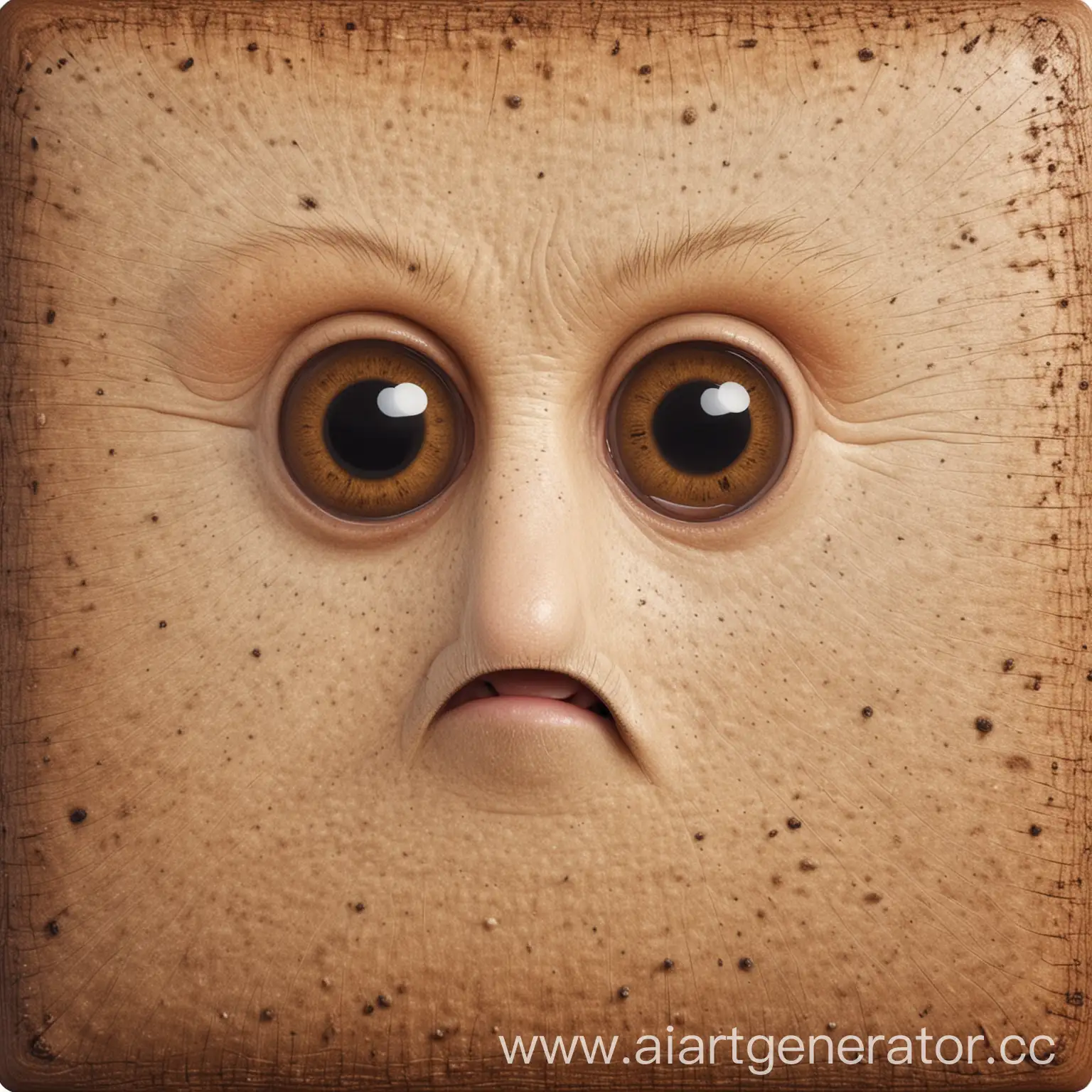 Whimsical-SquareFaced-Character-with-Comical-Expression