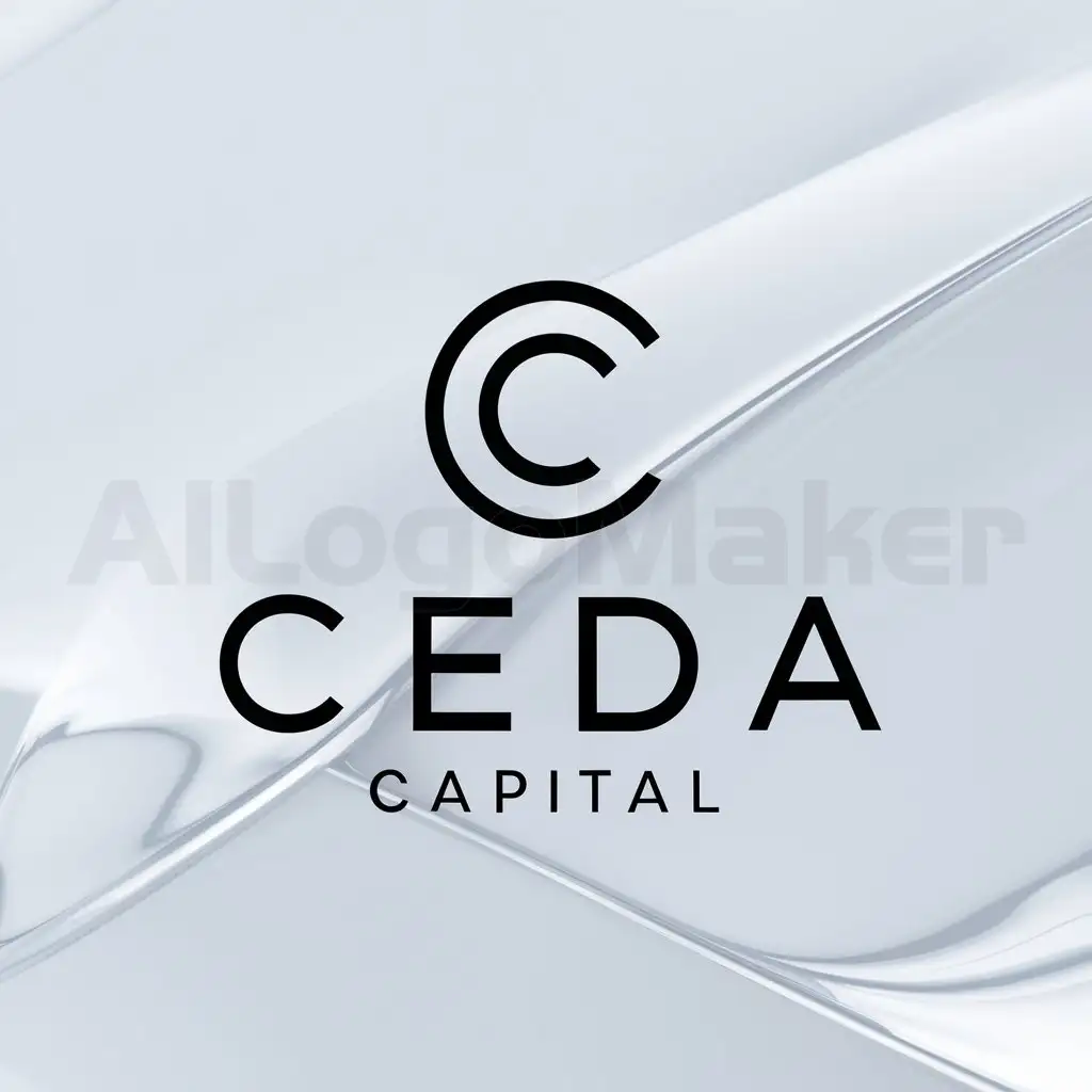 a logo design,with the text "Ceda Capital", main symbol:C,Minimalistic,be used in Sales industry,clear background