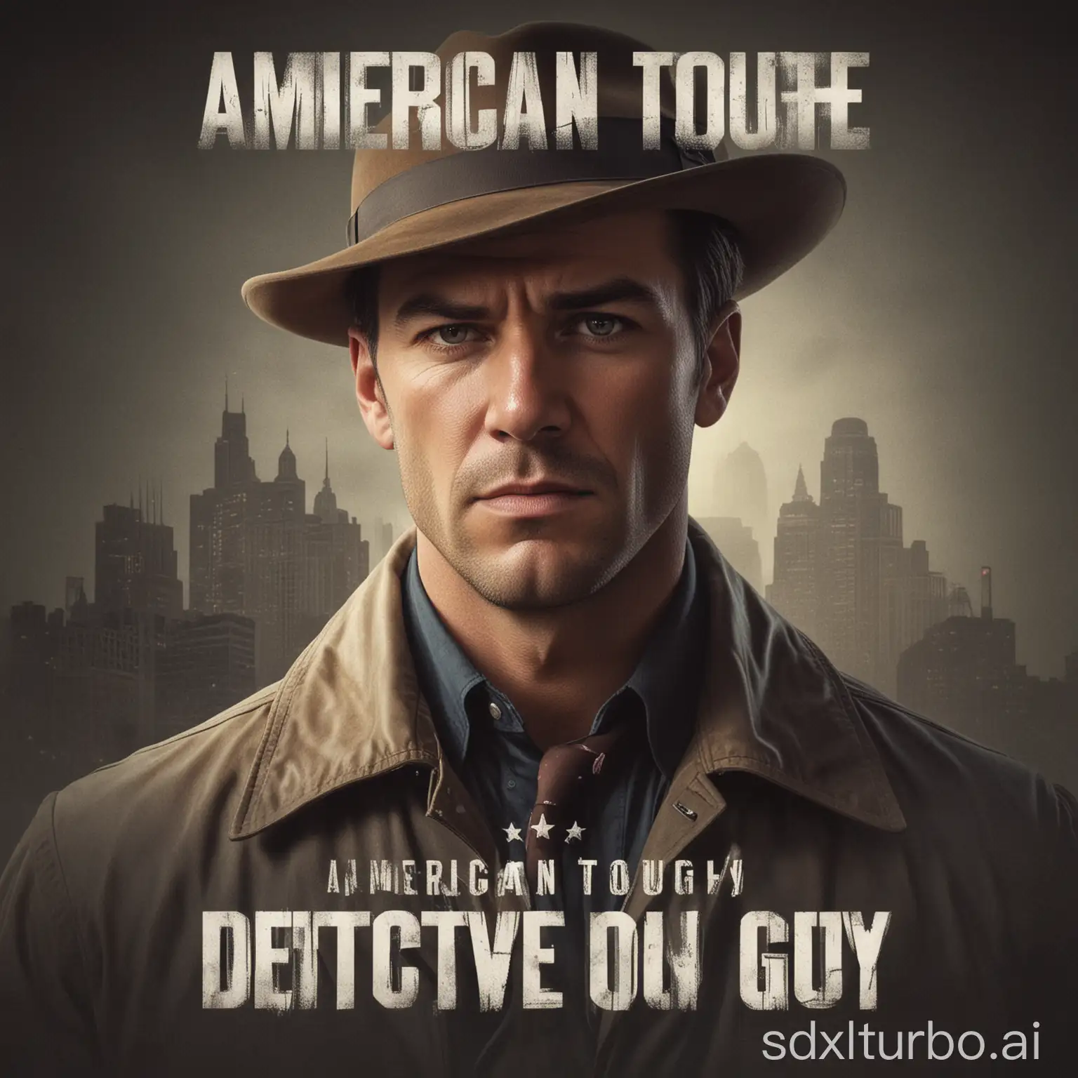 American tough guy detective