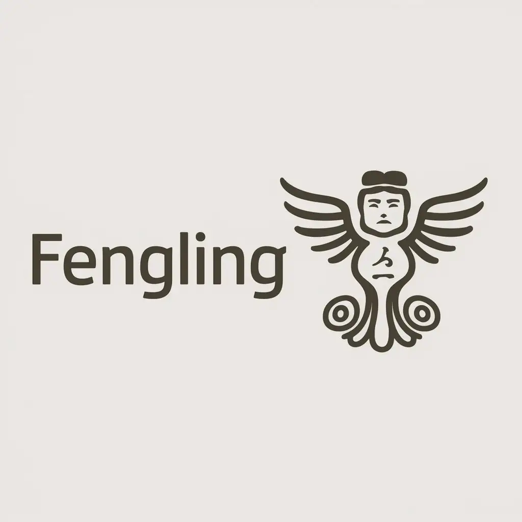 a logo design,with the text "Fengling", main symbol:Feng ling,Moderate,clear background