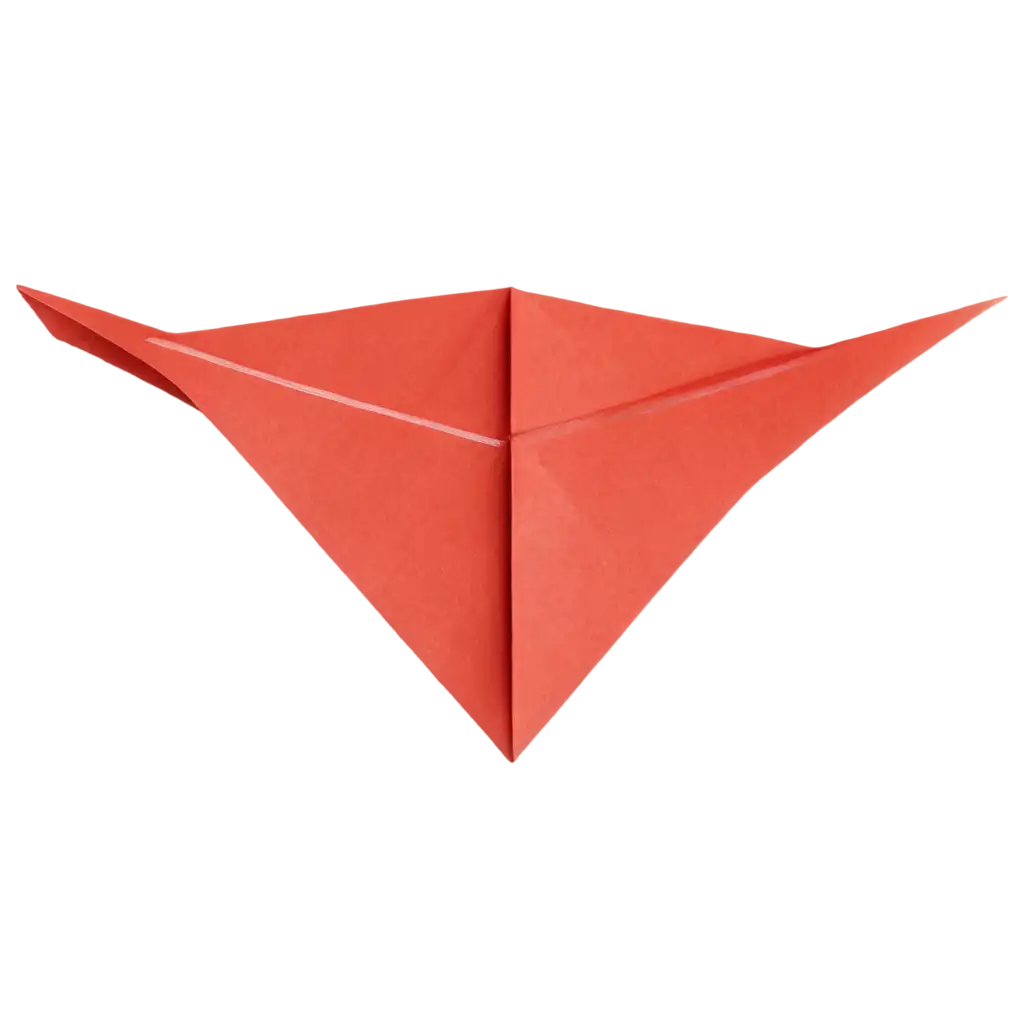 Create a Stunning PNG Image of a Red Paper Plane for Enhanced Online ...