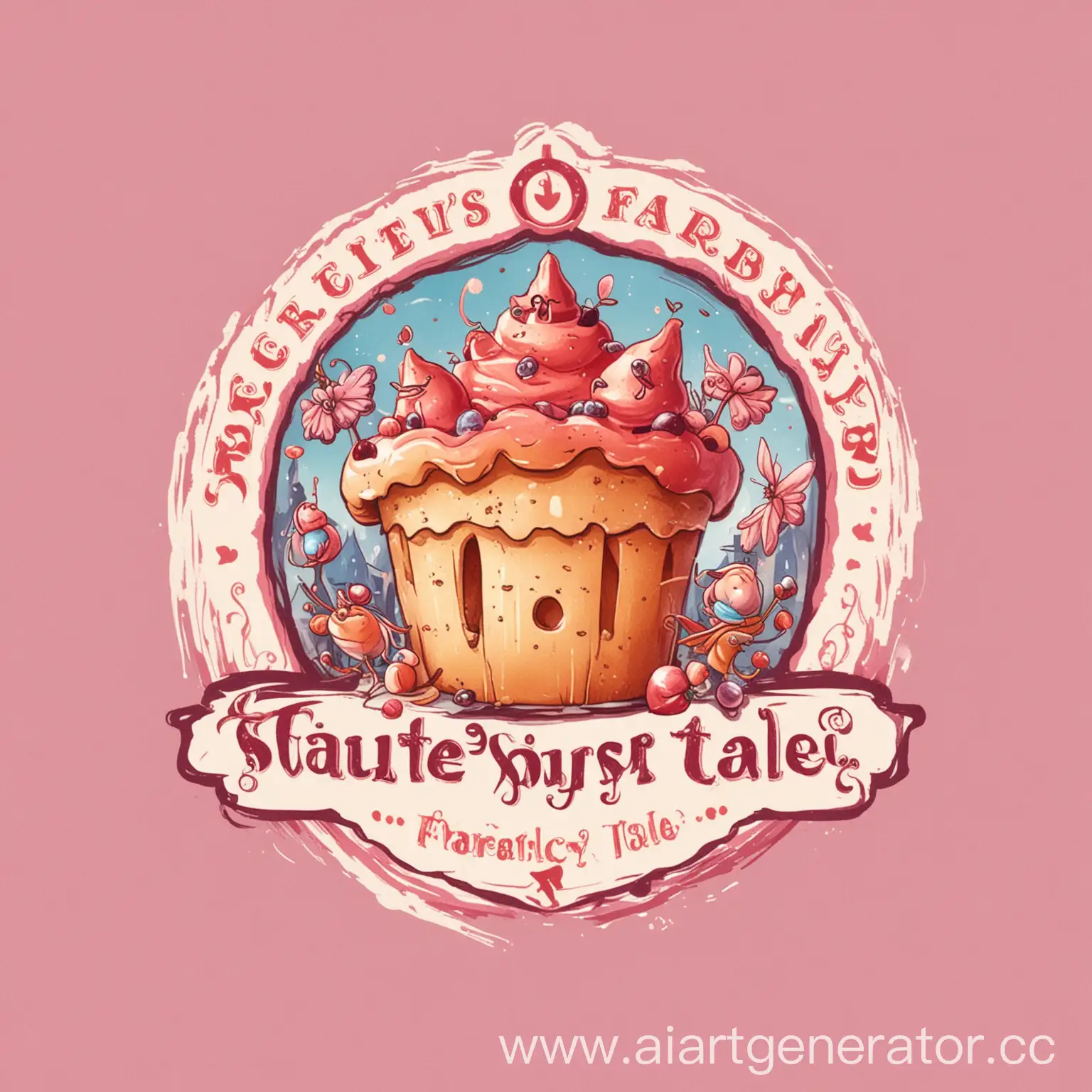Whimsical-Logo-Design-for-Bakery-Sweet-Fairy-Tale