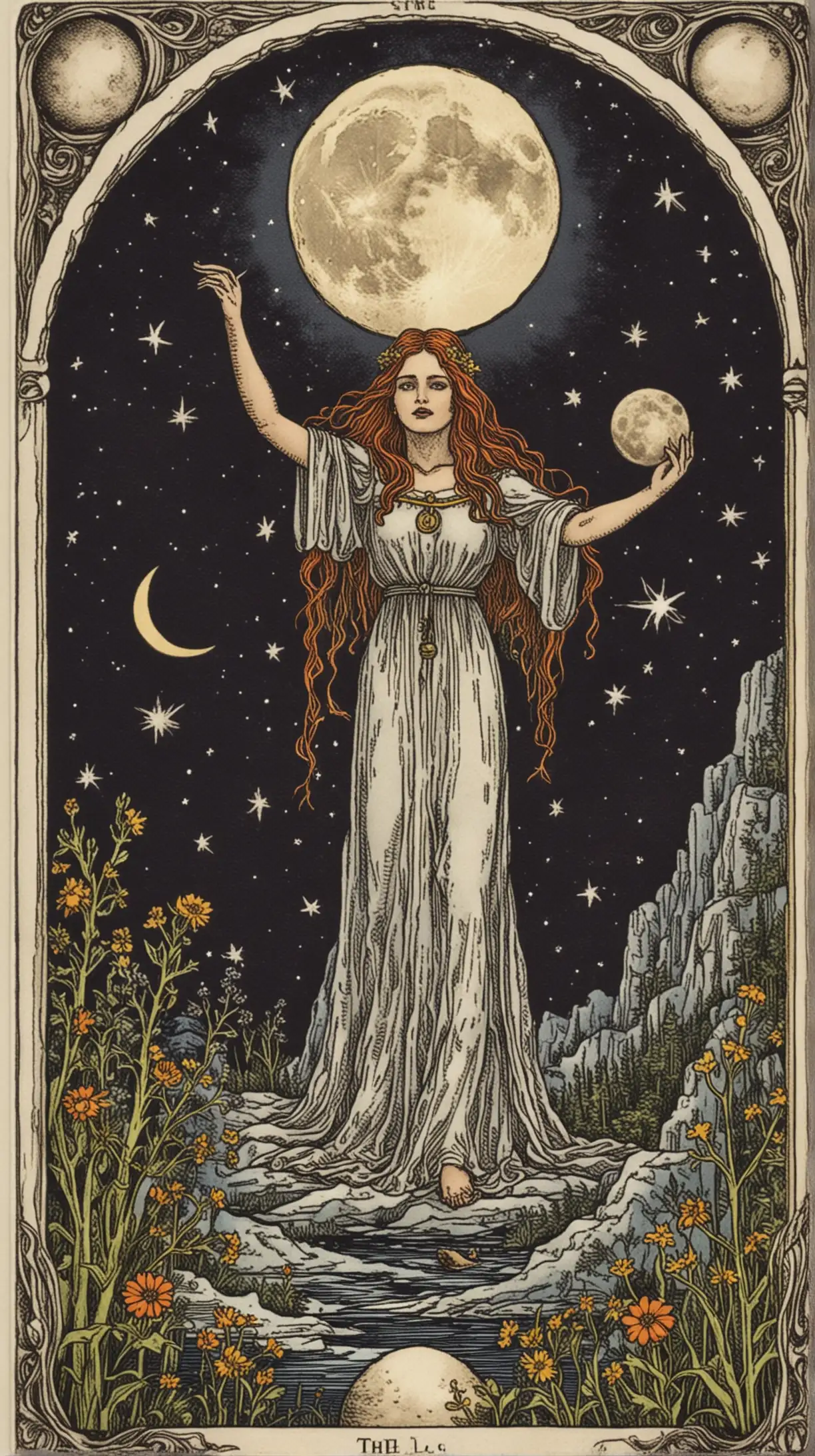 Moon Tarot Card Interpretation and Symbolism